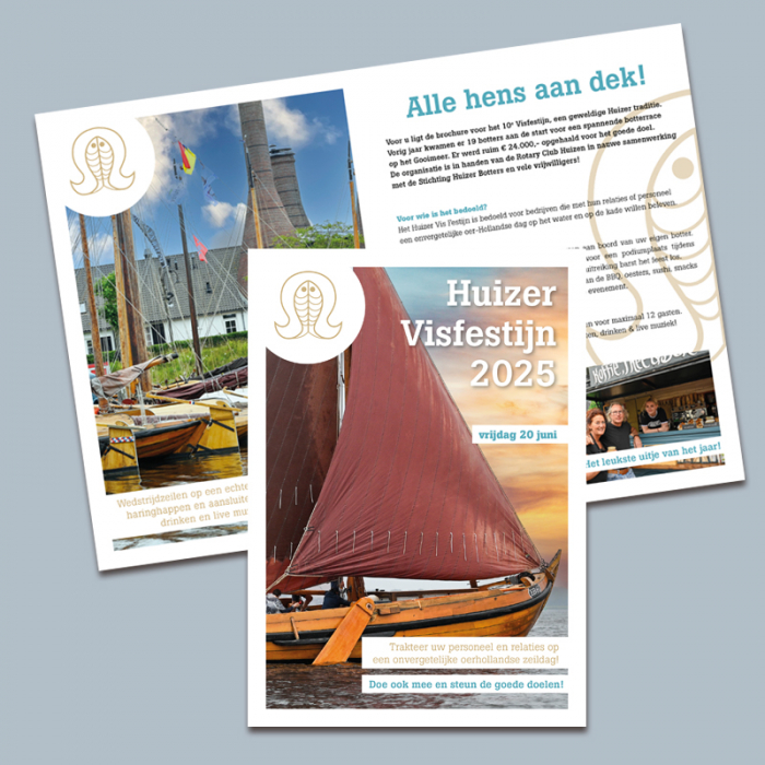 Wervingsbrochure HuizerVisfestijn 25